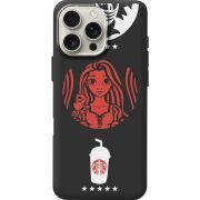 Черный чехол BoxFace Apple iPhone 16 Pro Max RedWhite Coffee