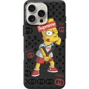 Черный чехол BoxFace Apple iPhone 16 Pro Max Yellow Fun