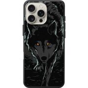 Черный чехол BoxFace Apple iPhone 16 Pro Max Wolf