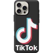 Черный чехол BoxFace Apple iPhone 16 Pro Max Tik Tok