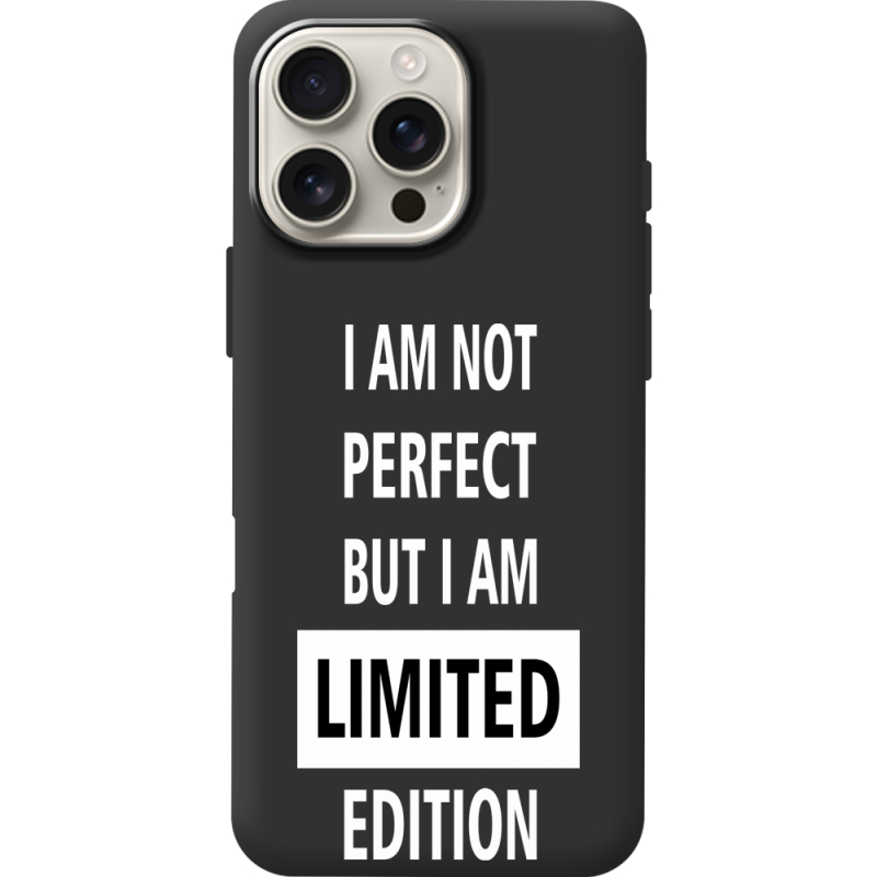 Черный чехол BoxFace Apple iPhone 16 Pro Max Limited Edition