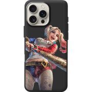 Черный чехол BoxFace Apple iPhone 16 Pro Max Happy Harley Quinn