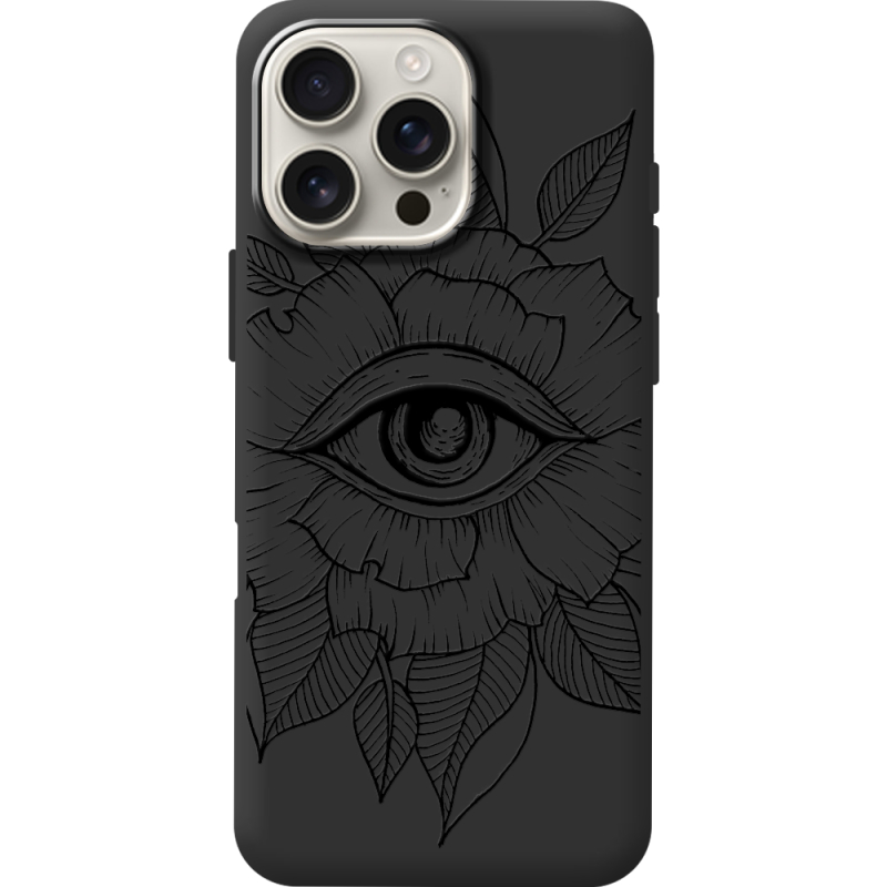 Черный чехол BoxFace Apple iPhone 16 Pro Max Eye