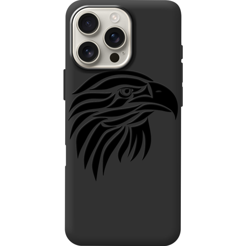 Черный чехол BoxFace Apple iPhone 16 Pro Max Eagle