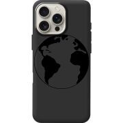 Черный чехол BoxFace Apple iPhone 16 Pro Max Earth