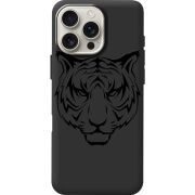 Черный чехол BoxFace Apple iPhone 16 Pro Max Tiger