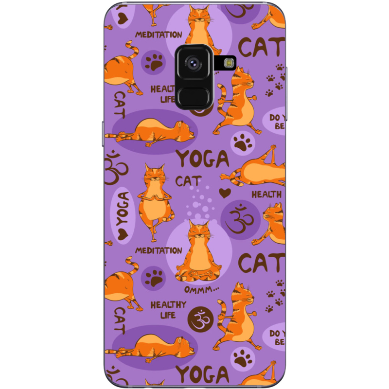 Чехол Uprint Samsung A530 Galaxy A8 2018 Yoga Cat