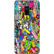 Чехол Uprint Samsung A530 Galaxy A8 2018 Multicolored Inscriptions