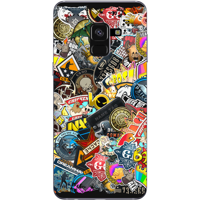 Чехол Uprint Samsung A530 Galaxy A8 2018 CS:Go Stickerbombing