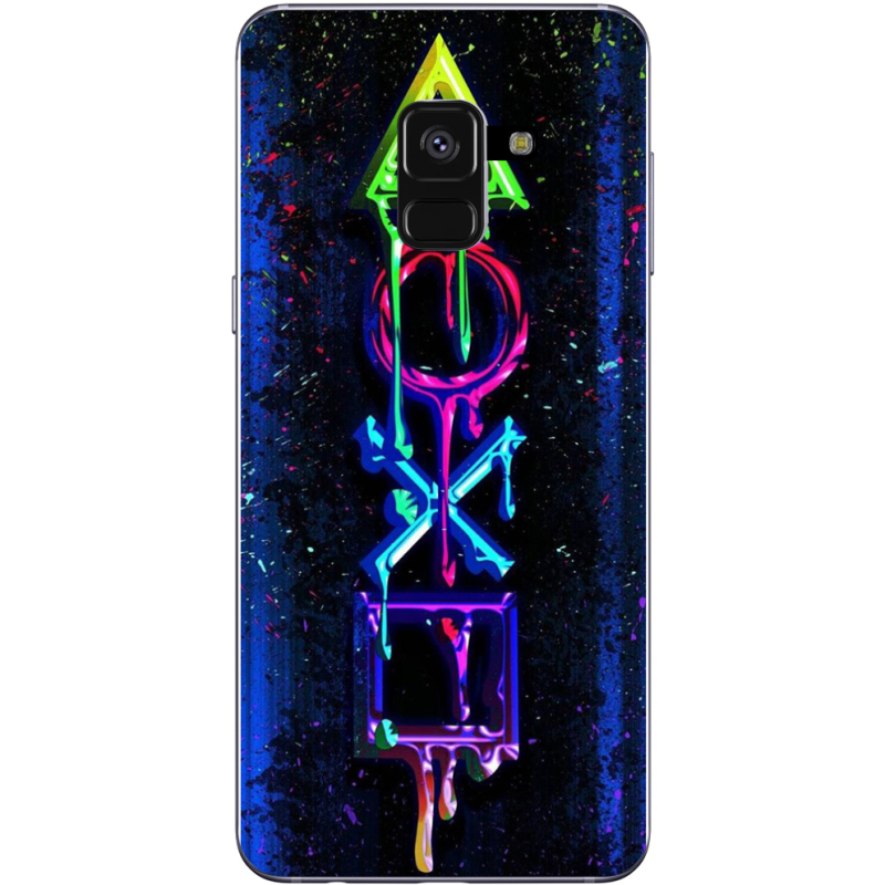 Чехол Uprint Samsung A530 Galaxy A8 2018 Graffiti symbols