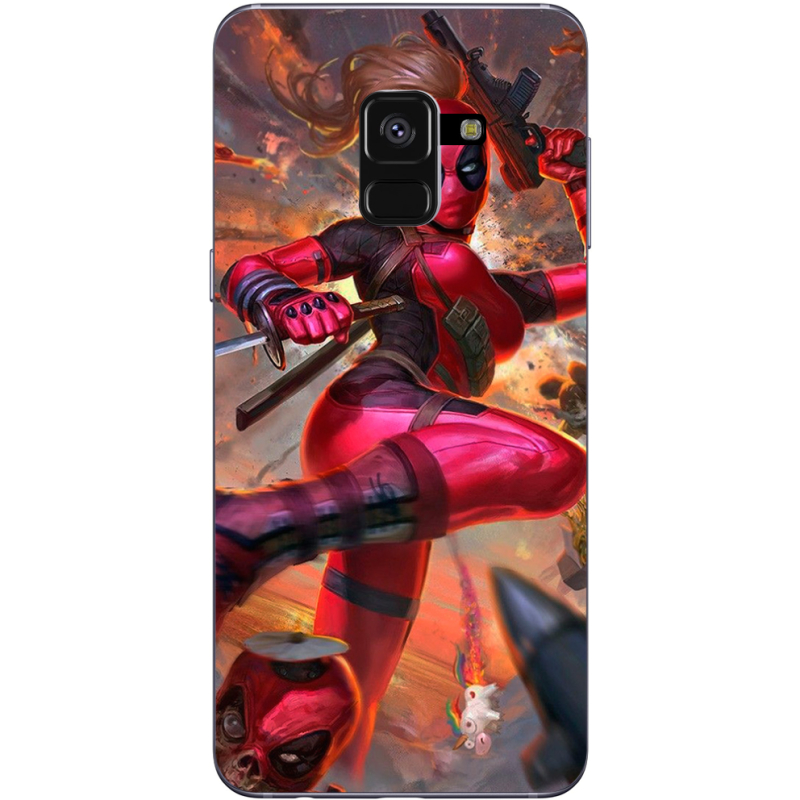 Чехол Uprint Samsung A530 Galaxy A8 2018 Woman Deadpool