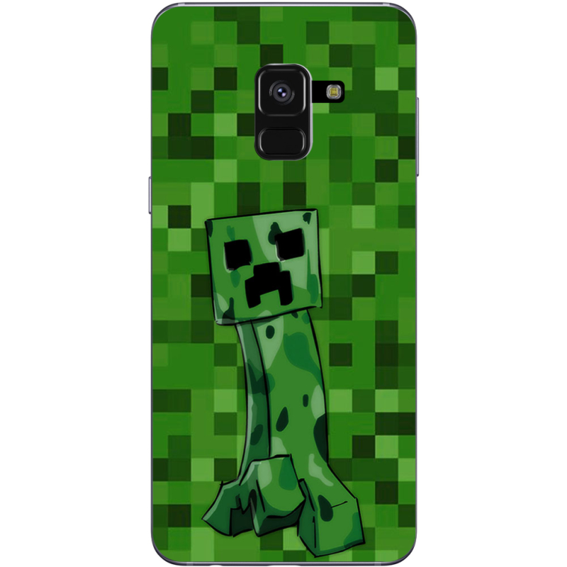 Чехол Uprint Samsung A530 Galaxy A8 2018 Minecraft Creeper