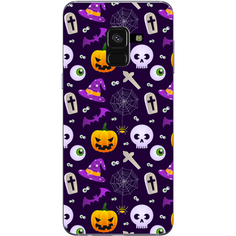 Чехол Uprint Samsung A530 Galaxy A8 2018 Halloween Purple Mood