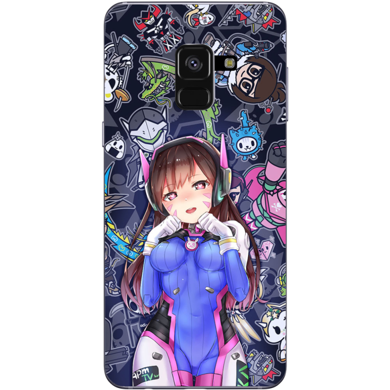 Чехол Uprint Samsung A530 Galaxy A8 2018 Overwatch D.VA