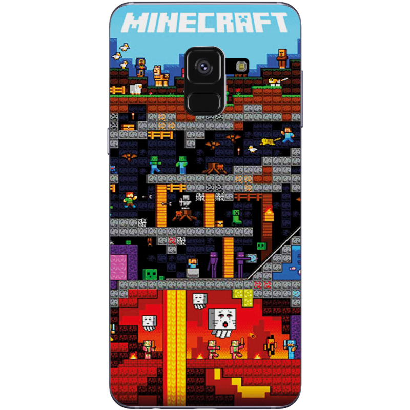 Чехол Uprint Samsung A530 Galaxy A8 2018 Minecraft Lode Runner