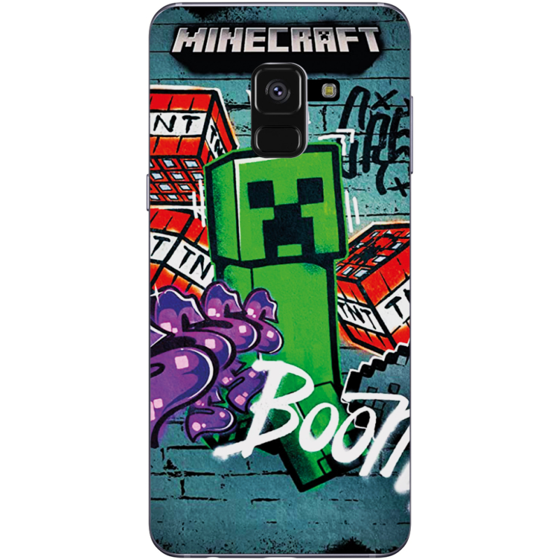 Чехол Uprint Samsung A530 Galaxy A8 2018 Minecraft Graffiti