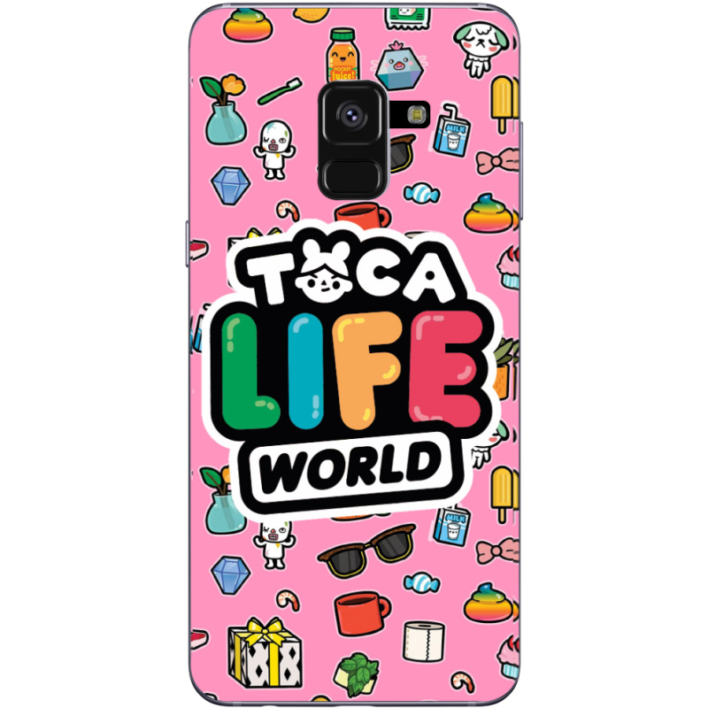 Чехол Uprint Samsung A530 Galaxy A8 2018 Toca Boca Life World