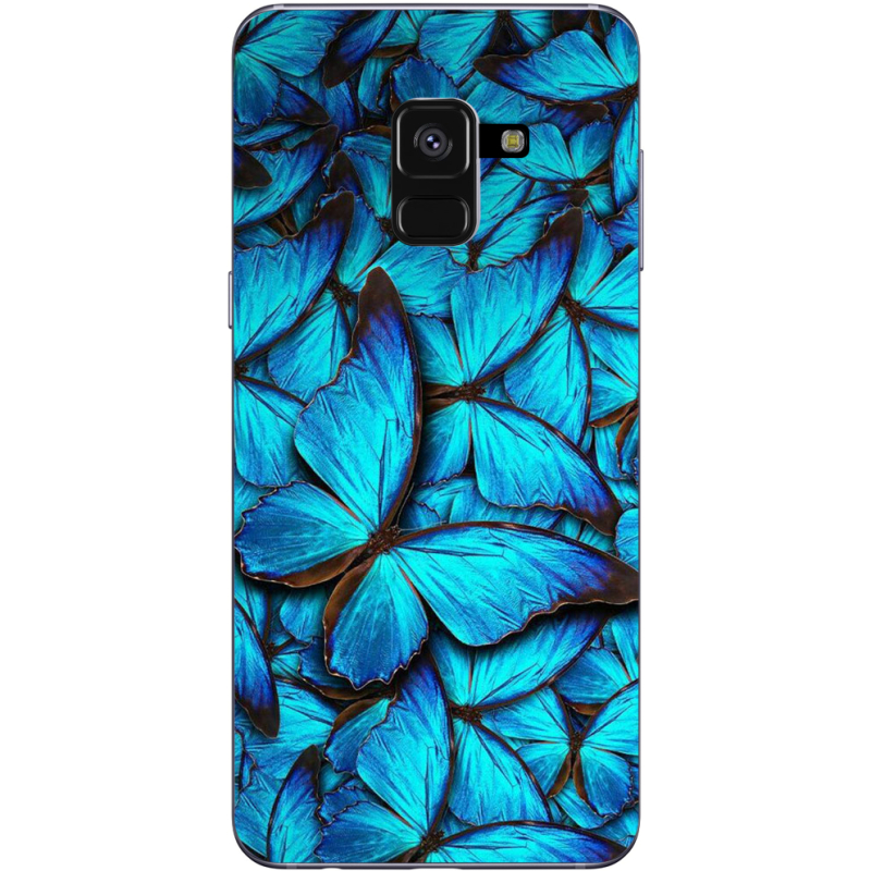 Чехол Uprint Samsung A530 Galaxy A8 2018 лазурные бабочки