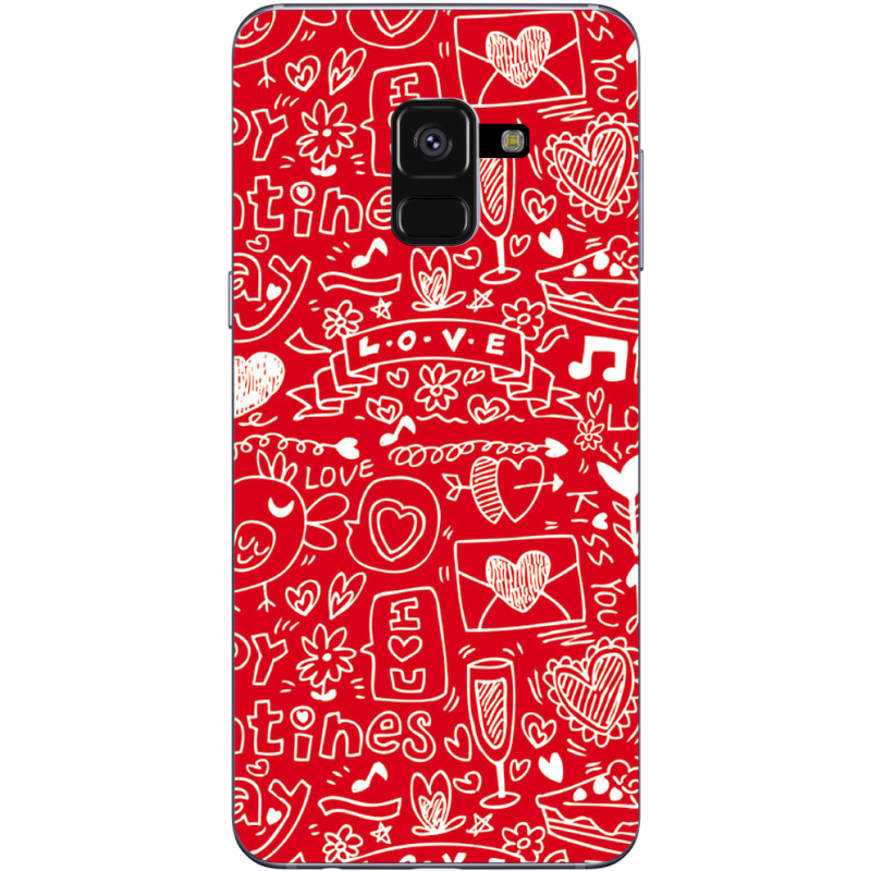 Чехол Uprint Samsung A530 Galaxy A8 2018 Happy Valentines