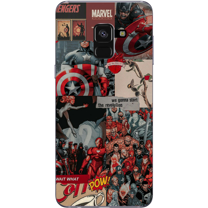 Чехол Uprint Samsung A530 Galaxy A8 2018 Marvel Avengers