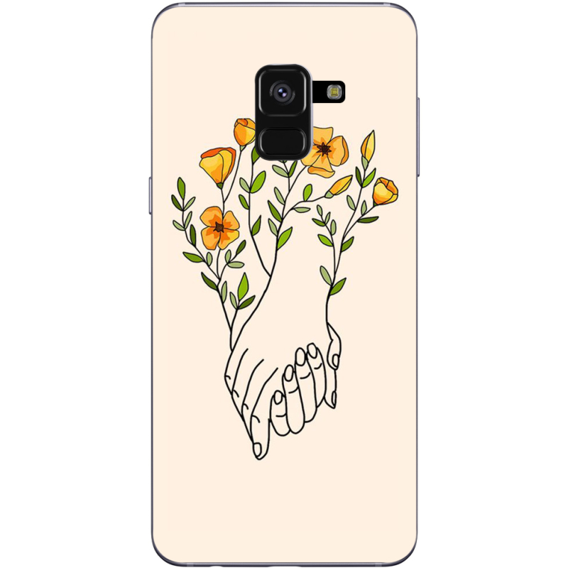 Чехол Uprint Samsung A530 Galaxy A8 2018 Flower Hands