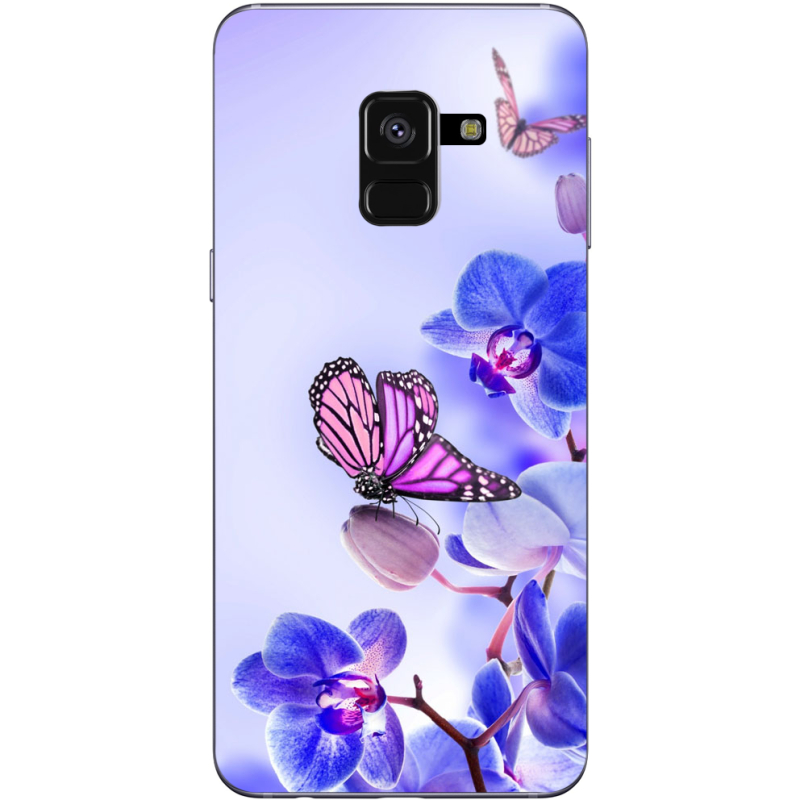 Чехол Uprint Samsung A530 Galaxy A8 2018 Orchids and Butterflies