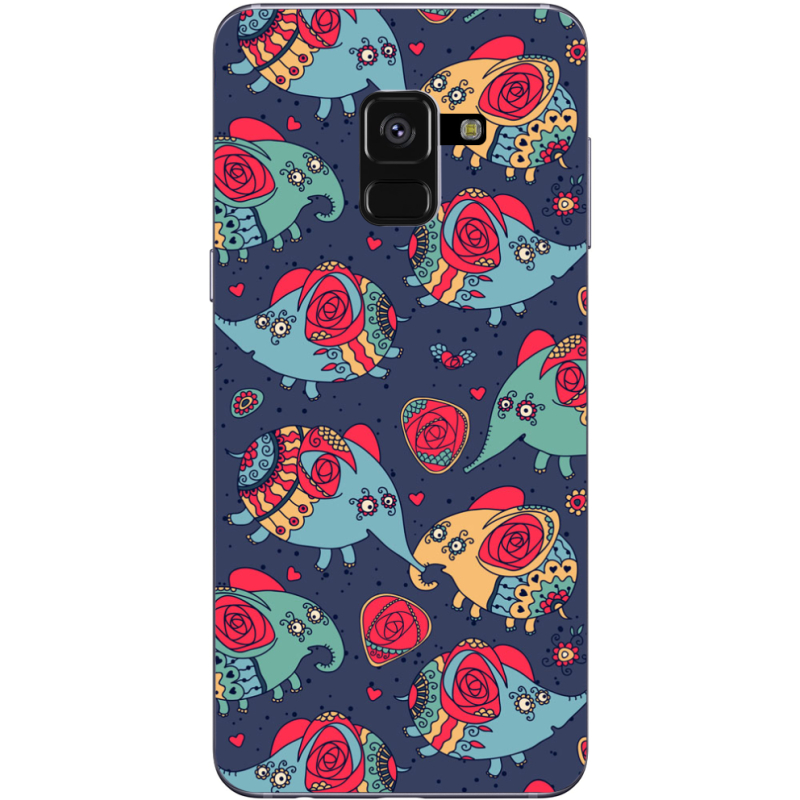 Чехол Uprint Samsung A530 Galaxy A8 2018 Flying Elephants