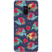 Чехол Uprint Samsung A530 Galaxy A8 2018 Flying Elephants