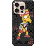 Черный чехол BoxFace Apple iPhone 16 Pro Yellow Fun