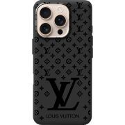 Черный чехол BoxFace Apple iPhone 16 Pro LV Style