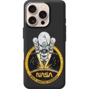 Черный чехол BoxFace Apple iPhone 16 Pro NASA Spaceship