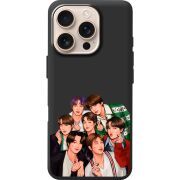 Черный чехол BoxFace Apple iPhone 16 Pro BTS