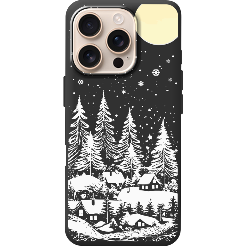 Черный чехол BoxFace Apple iPhone 16 Pro 