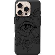 Черный чехол BoxFace Apple iPhone 16 Pro Eye