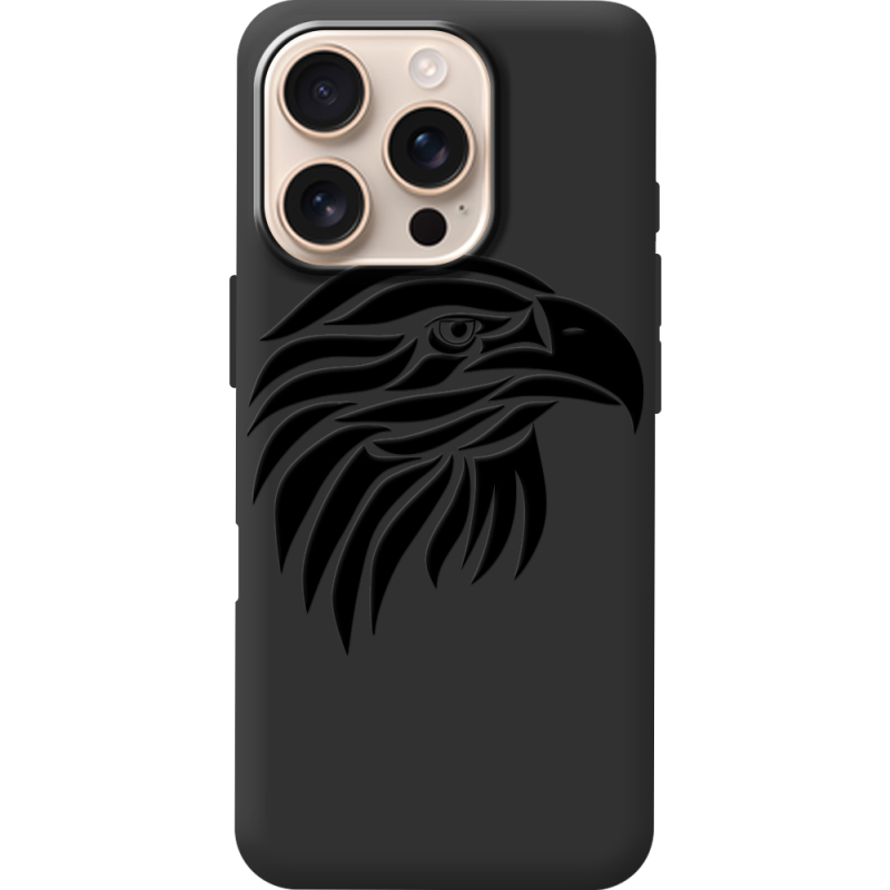 Черный чехол BoxFace Apple iPhone 16 Pro Eagle