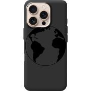 Черный чехол BoxFace Apple iPhone 16 Pro Earth