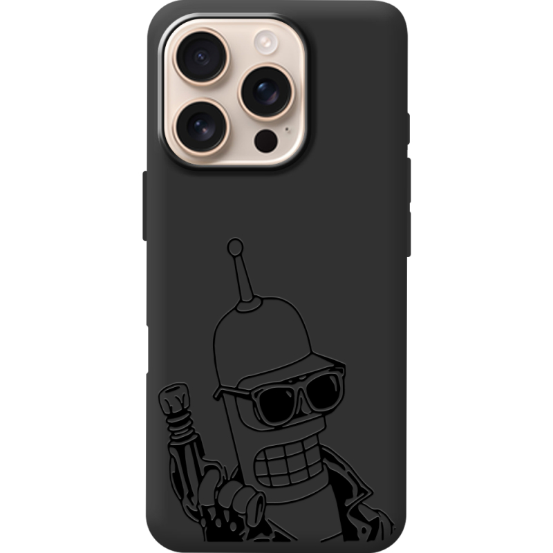 Черный чехол BoxFace Apple iPhone 16 Pro 