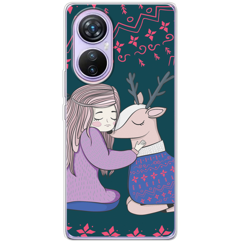 Чехол BoxFace Blackview A200 Pro Girl and deer