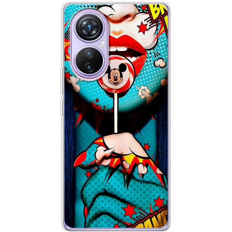 Чехол BoxFace Blackview A200 Pro Girl Pop Art