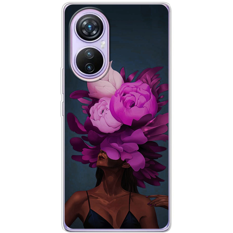 Чехол BoxFace Blackview A200 Pro Exquisite Purple Flowers