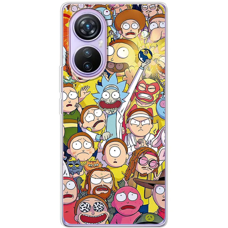 Чехол BoxFace Blackview A200 Pro Rick and Morty