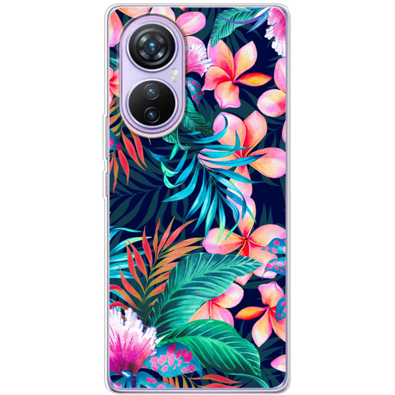 Чехол BoxFace Blackview A200 Pro flowers in the tropics