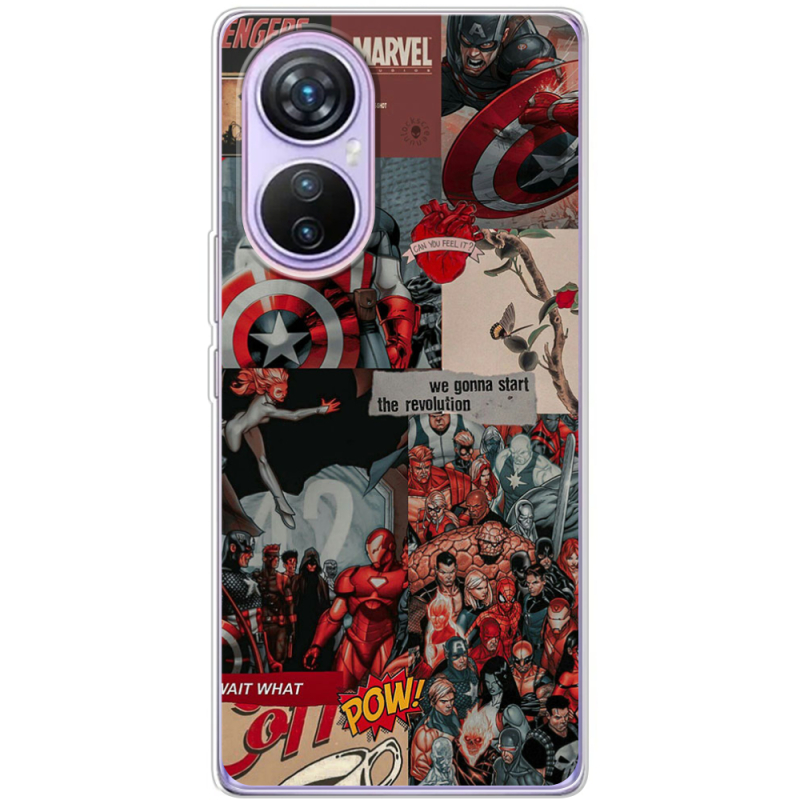 Чехол BoxFace Blackview A200 Pro Marvel Avengers