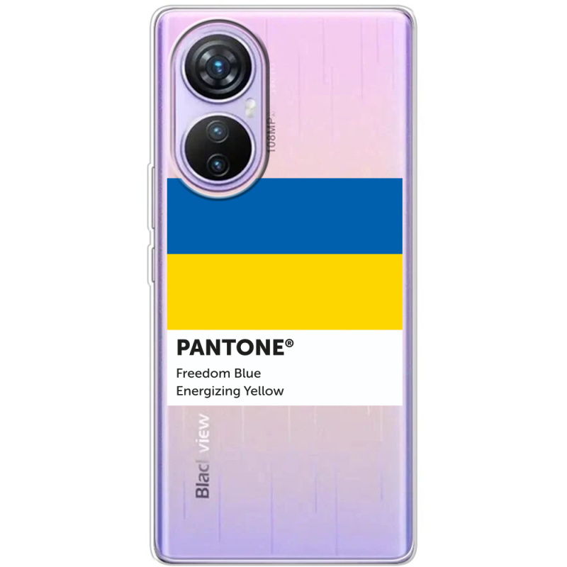 Прозрачный чехол BoxFace Blackview A200 Pro Pantone вільний синій