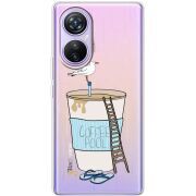 Прозрачный чехол BoxFace Blackview A200 Pro Segull in Cofee Pool