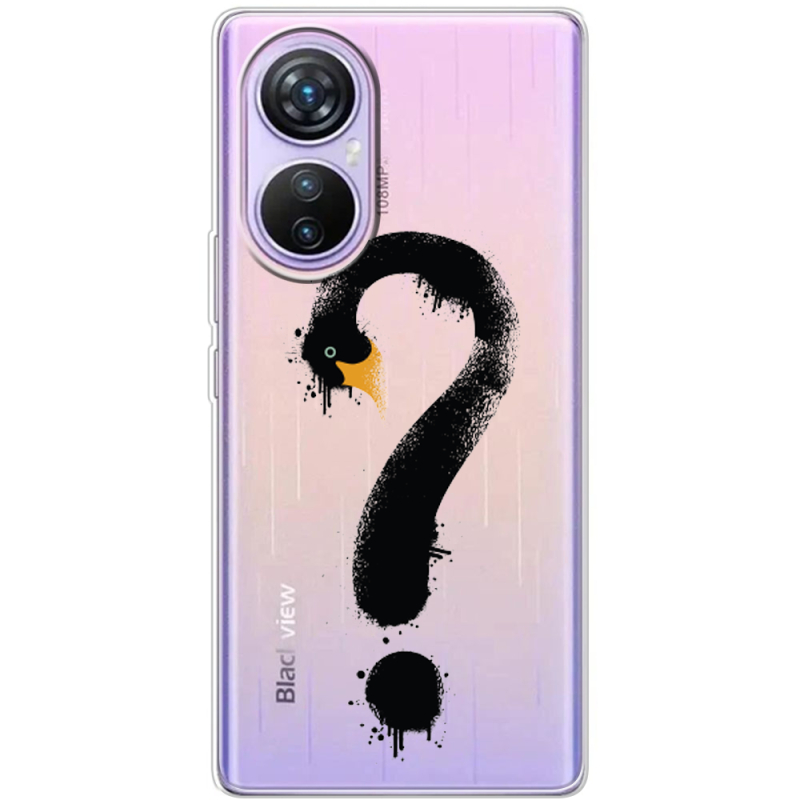 Прозрачный чехол BoxFace Blackview A200 Pro Swan question