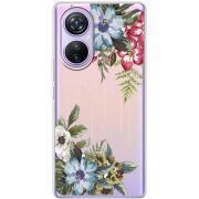 Прозрачный чехол BoxFace Blackview A200 Pro Floral