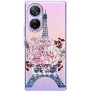 Чехол со стразами BoxFace Blackview A200 Pro Eiffel Tower