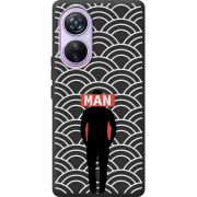 Черный чехол BoxFace Blackview A200 Pro Man Pattern