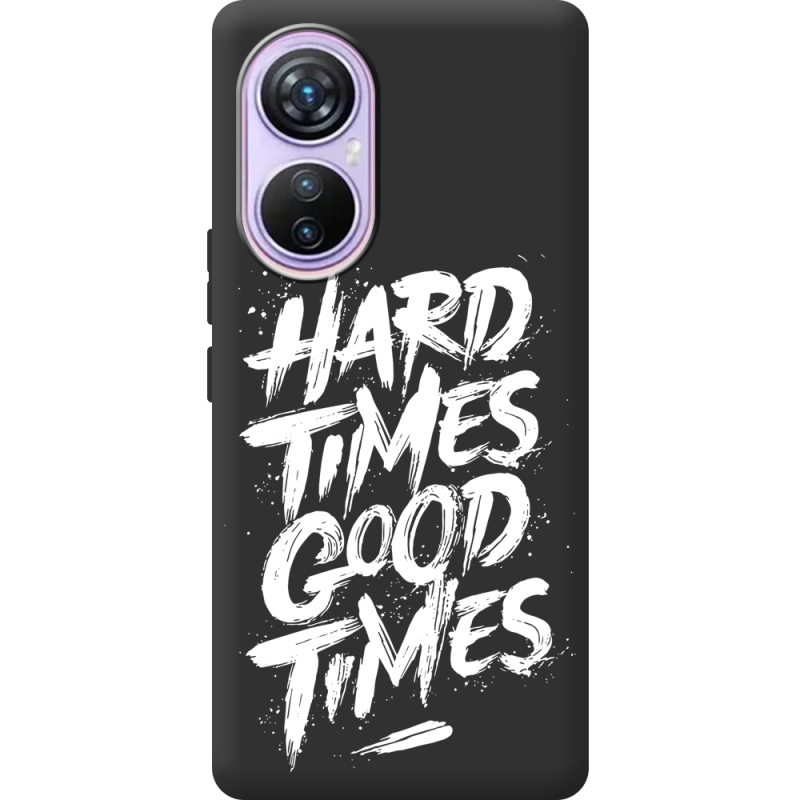 Черный чехол BoxFace Blackview A200 Pro Hard Times Good Times